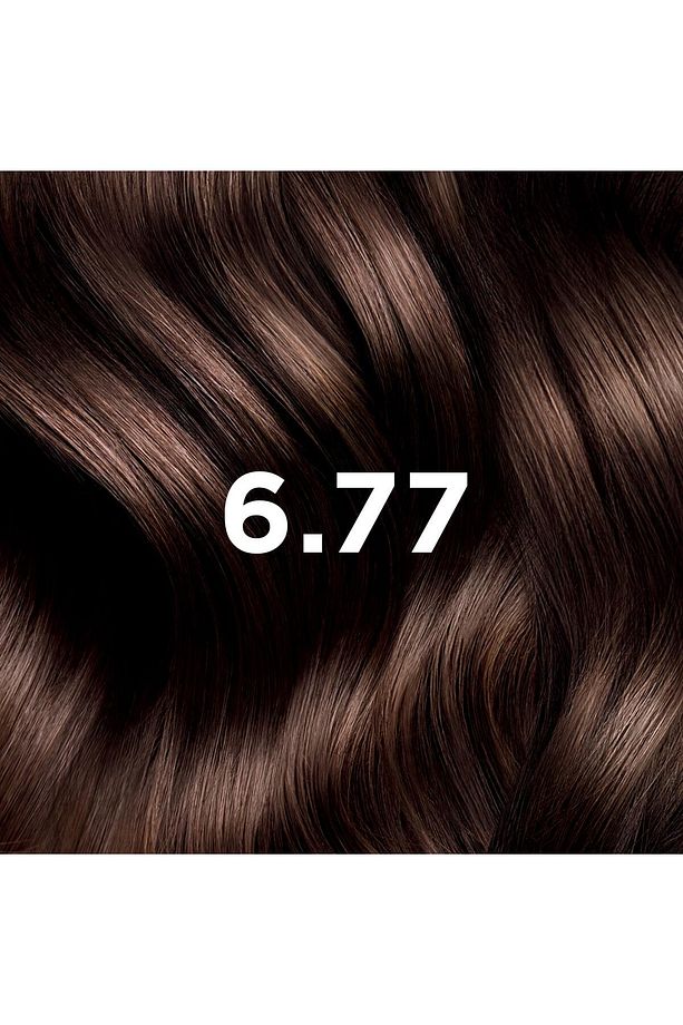 Color Amonyaksız Kalıcı Doğal Içerikli Bitkisel Saç Boyası 6.77 Kapüçino Kahve - 6