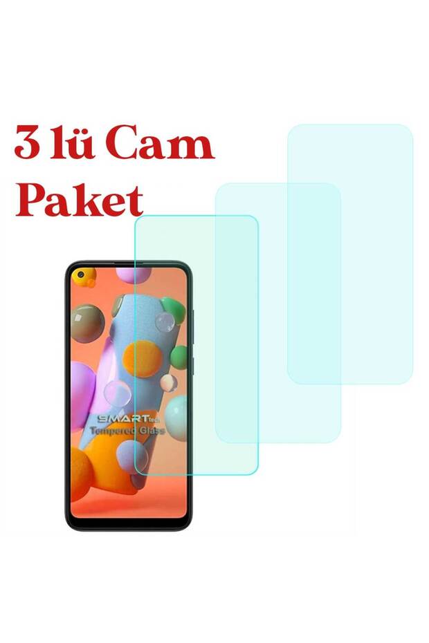 مجموعة من 3 واقيات شاشة زجاجية مقسّاة غير قابلة للكسر متوافقة مع هاتف Samsung Galaxy A60