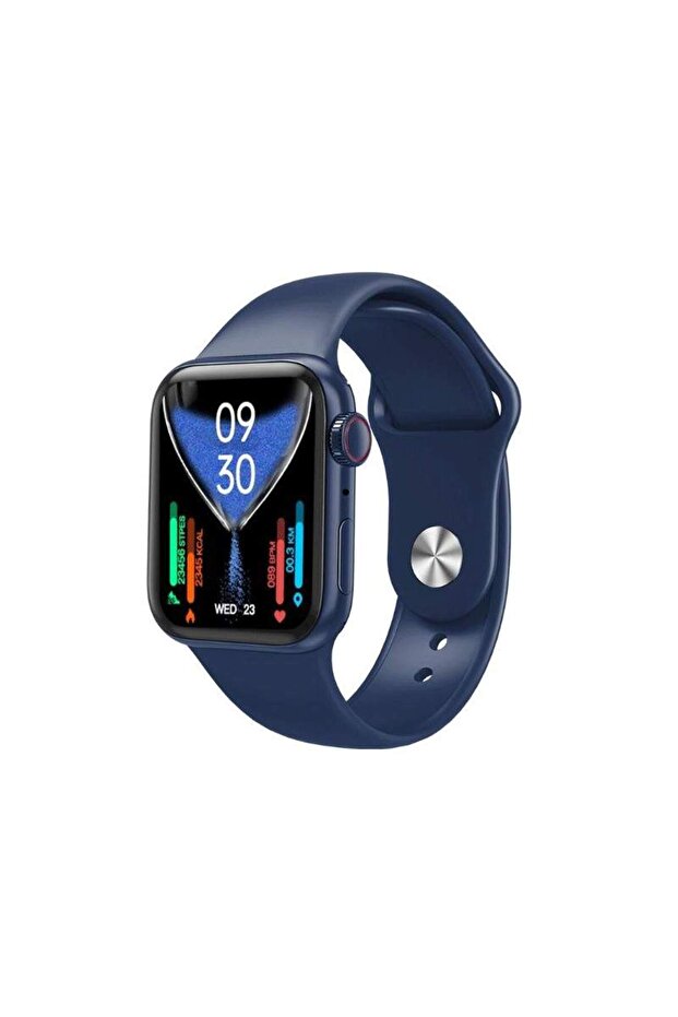 Smartwatch SIKS Series 7 Compatible with Android and IOS, Call Notifications, Touch Screen, Blue - 1