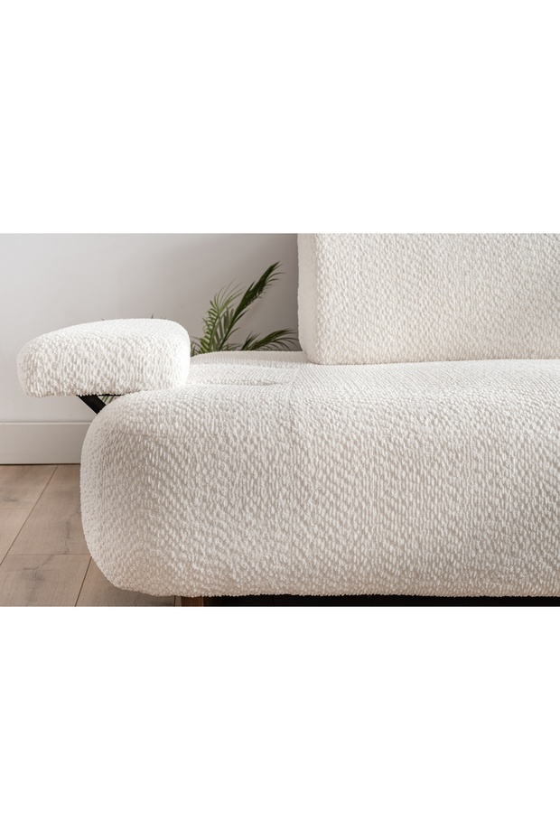 GİRONA ÜÇLÜ KOLTUK, EKRU - 6