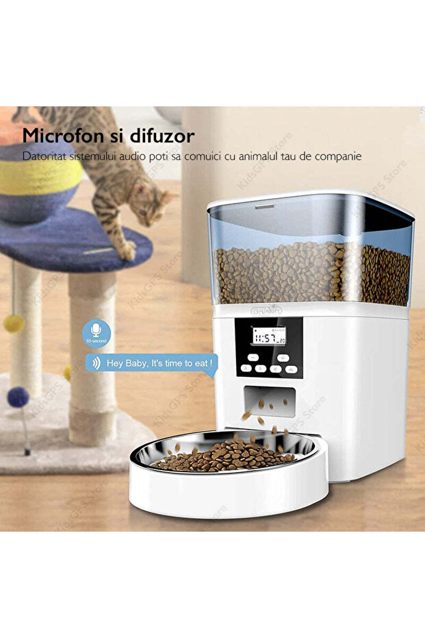 Automatic feeder Grunluft QQ002, White - 7