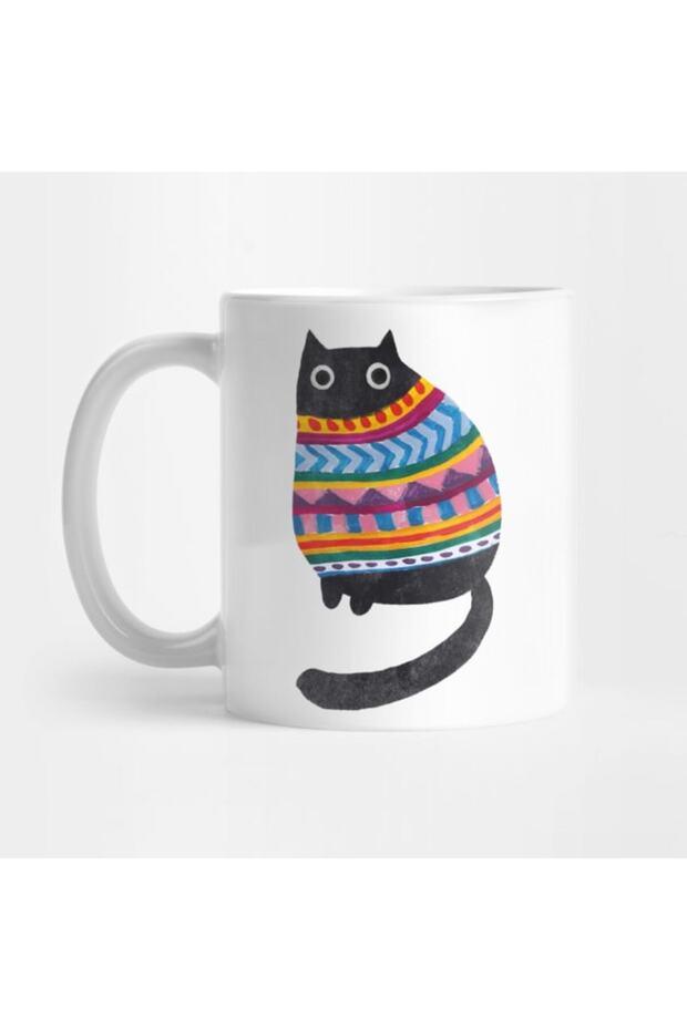 كوب قطة مع سترة - 1