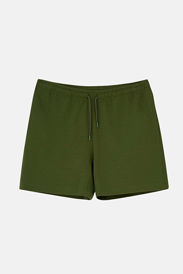 Panda Erkek Premium Kısa Şort - Haki - 1