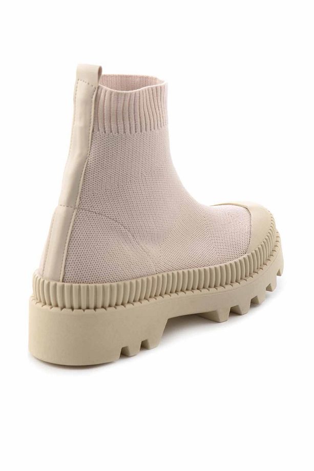 Bej Kadın Bot & Bootie K01544033382 - 4