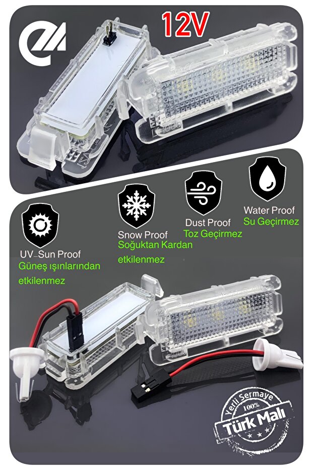 FORD FOCUS 2 Mk2 Limousine Sedan Canbus Led Plaka Aydınlatma Ledi Lambası - 4