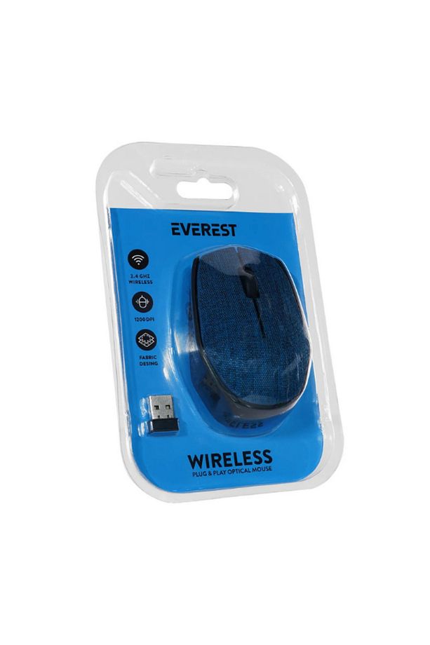 Kablosuz USB 2.4Ghz Terletmez Kumaş Fabric Yüzey 1.200Dpi Hafif Kablosuz Mouse - 7