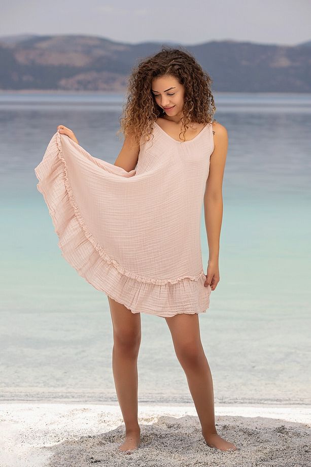Maya Müslin Elbise - 6