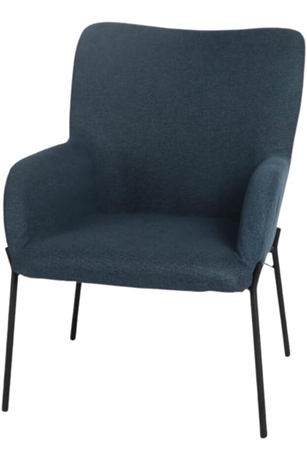 كرسي بذراعين مجعد من البوليستر - 1