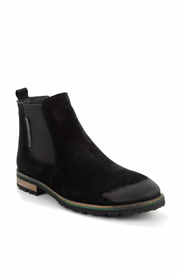 Black Hakiki Deri Erkek Bot & Bootie Hp1144177901 - 3