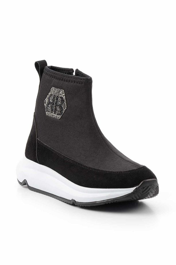 Siyah Kadın Bot & Bootie K01228070002 - 3