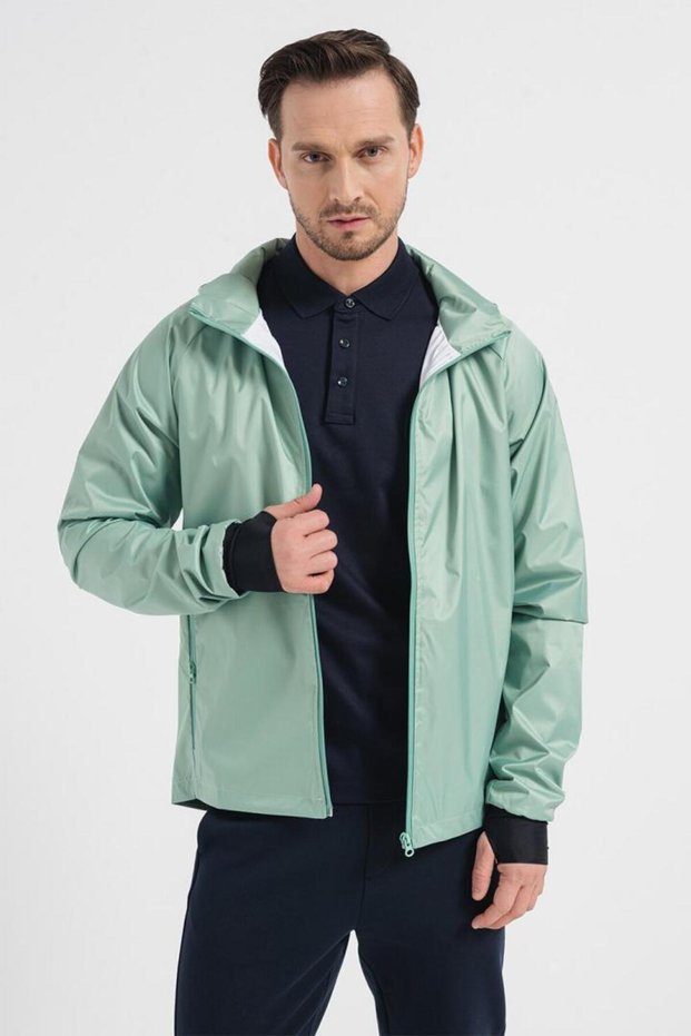 Waterproof Jacket B, Granite Green, Size S