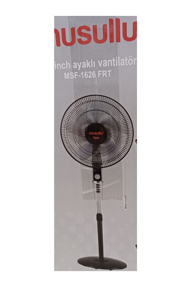 Musullu 5 Kanatlı Sanayi Tipi Vantilatör | 1250r/min | Bakır Motor | Sessiz Çalışma | 3 Kademeli Hız - 3