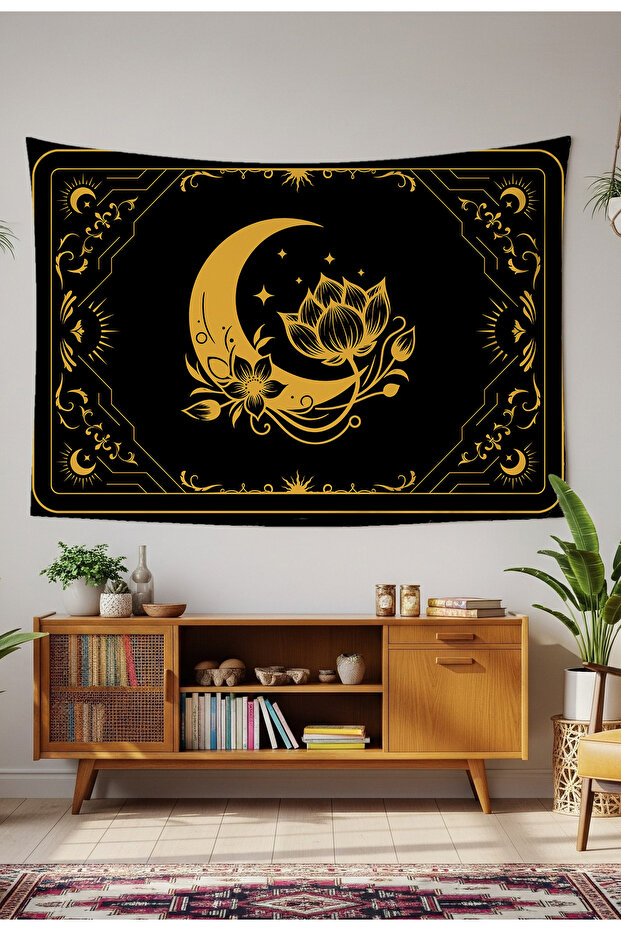 Mandala Space Moon Star Wallcloth Wall Tapestry Wall Art Wall Decoration Decorative Tapestry