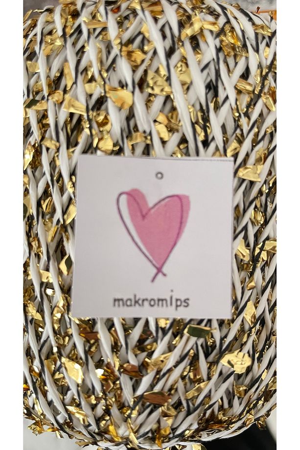 Premıum Metalik Confeti Kâğıt Rafya Ip(50gr/m+-5)Simli Parlak Abiye Polyester Çanta Şapka Örgü ipi - 4
