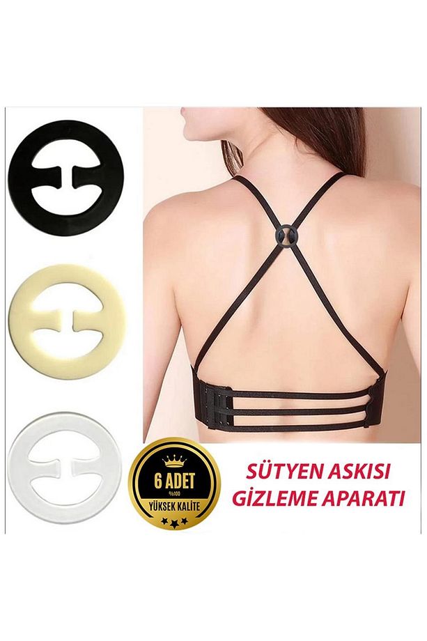 Sütyen Askısı Gizleme Aparatı 6 Adet - 2