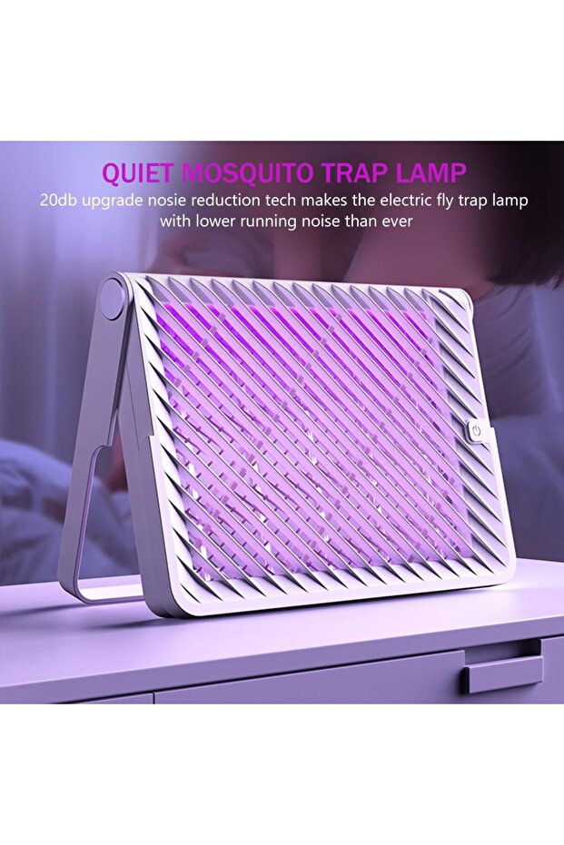 Electric Mosquito Trapping Lamp, with 365NM UV LED,Body Temperature Simulation,for Home & Garden - 6