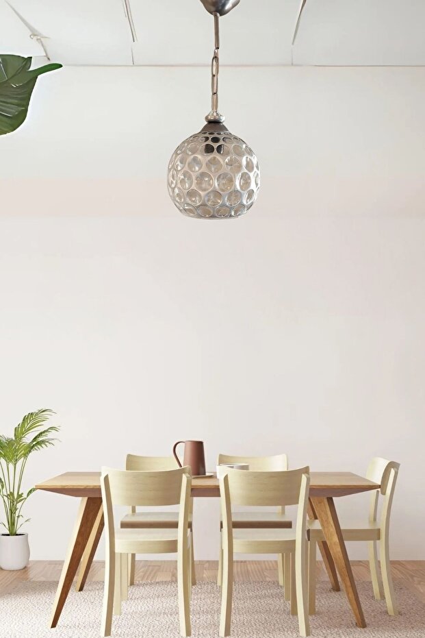 teklı sarkıt gri kasa avize - 1