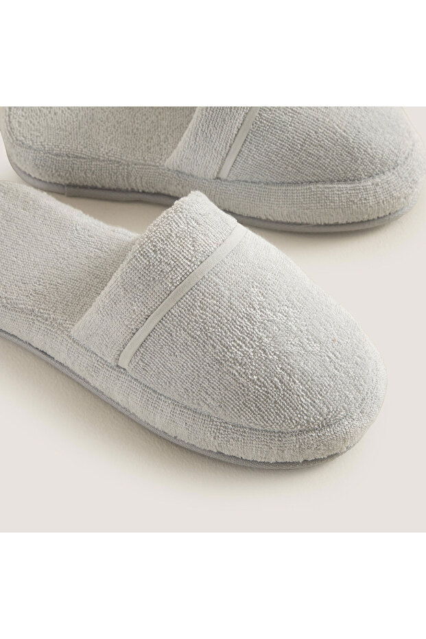 Solid Unisex Terlik inci Mavi - 3