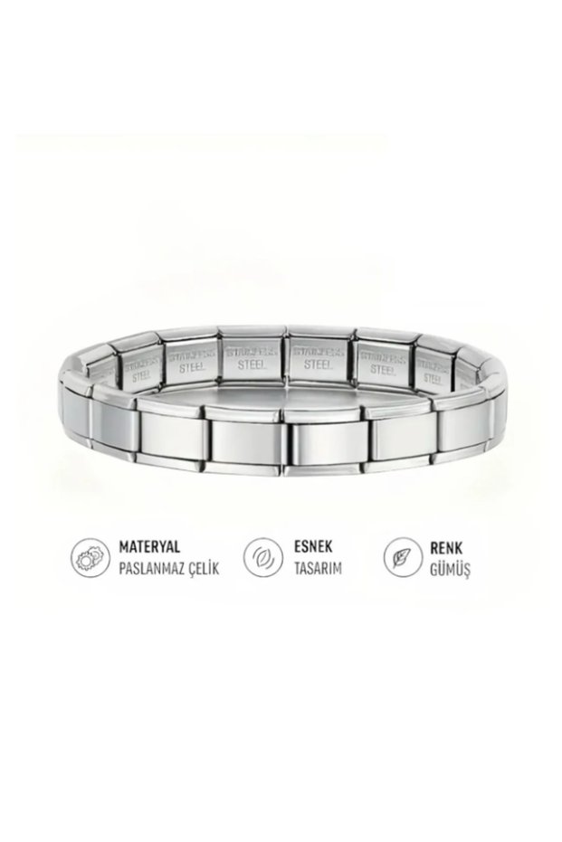 Italian Charm - Steel Bracelet