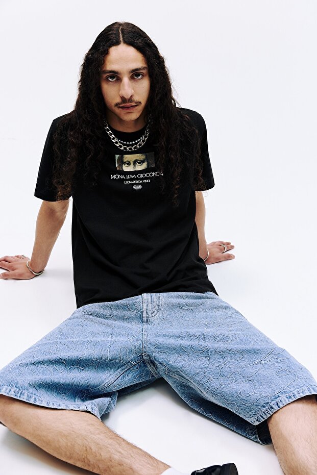 Siyah La Gioconda t-shirt - 1