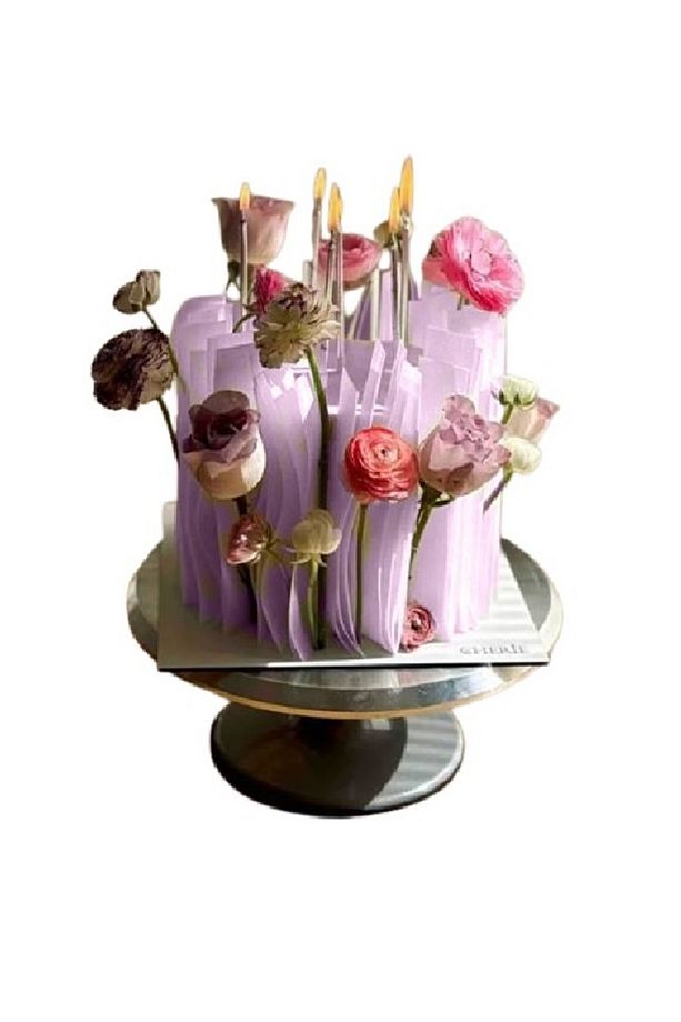 Pembe Kullanıma Hazır Yenilebilir Kesilmiş Şerit Pasta Kağıt 12 Ad Waferpaper Ölçü 3*21 - 2