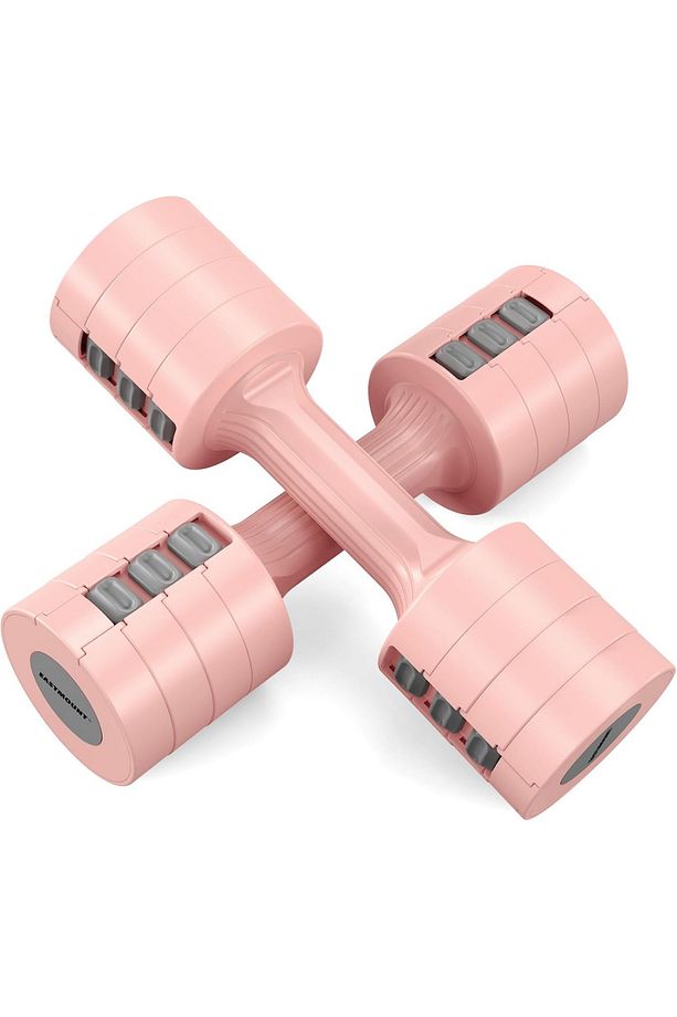 Kadınlar için Ayarlanabilir El Dambıl 5 LB Dambıl 2'li Set, 4'ü 1 Arada Küçük Dambıl Seti - 1