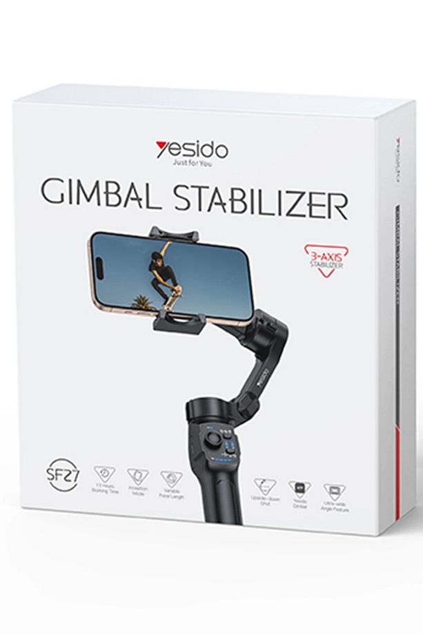 Akıllı Telefon Görüntü Sabitleyici Yapay Zeka Görüş Sensörlü Profesyonel Gimbal Stabilize BT Combo - 7