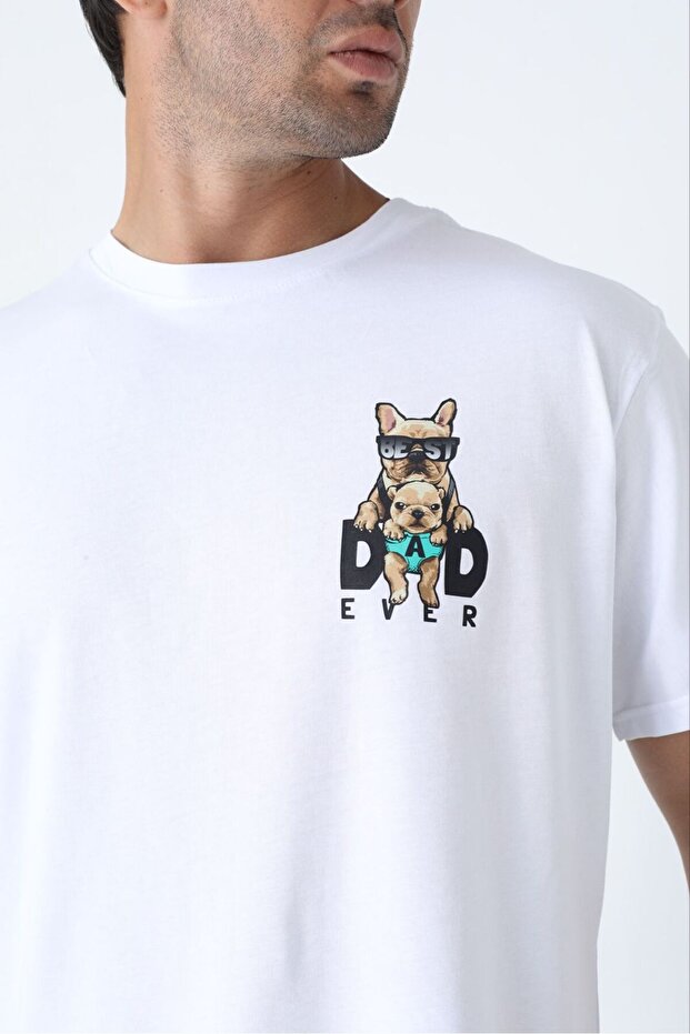 Combed Cotton Fabric Men's Printed T-Shirt