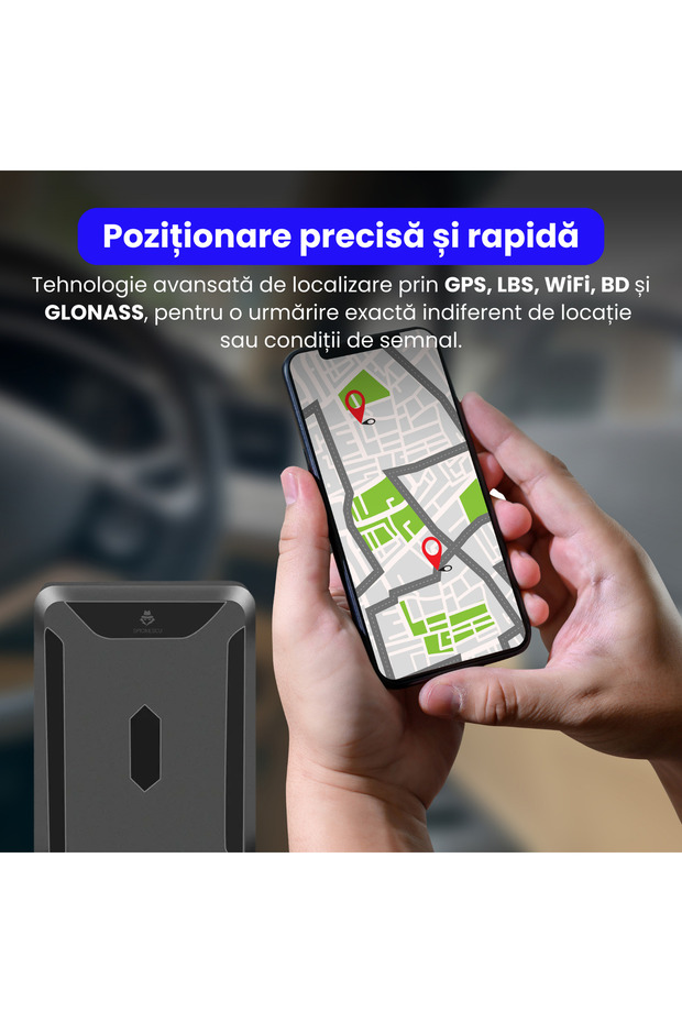 4G GPS tracker with strong magnet, 10,000 mAh battery, real-time location via app, audio monitoring - 3