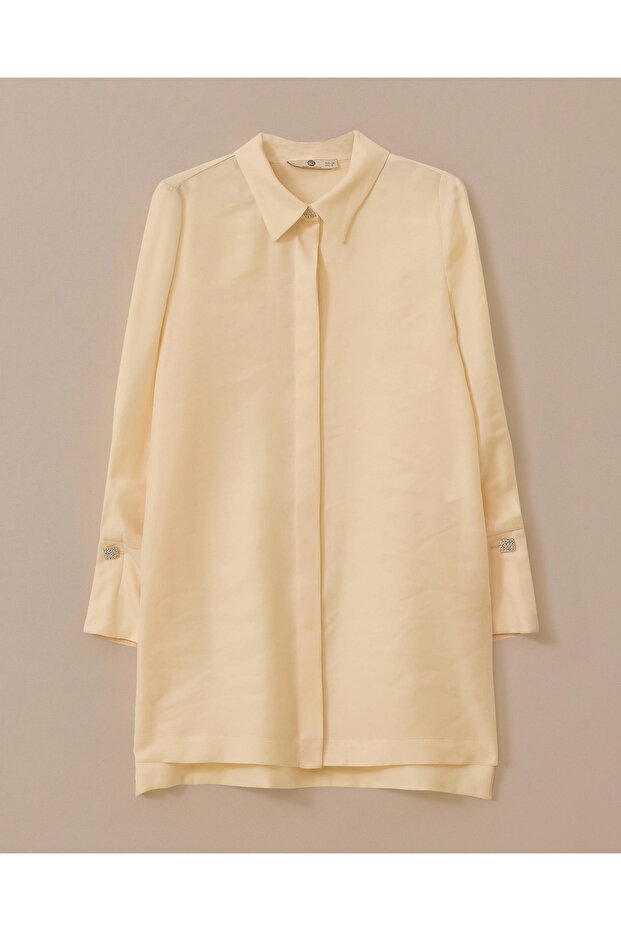 Taşlı Şık Gömlek Tunik - 5