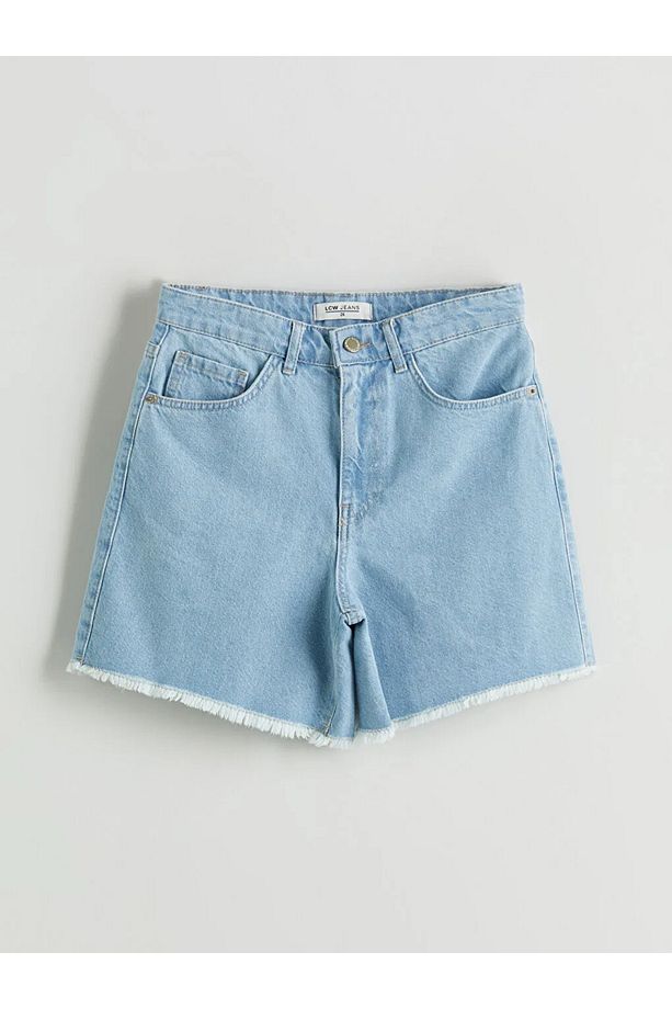 LCW Jeans Indigo Standart Fit Kadın Jean Şort - 1