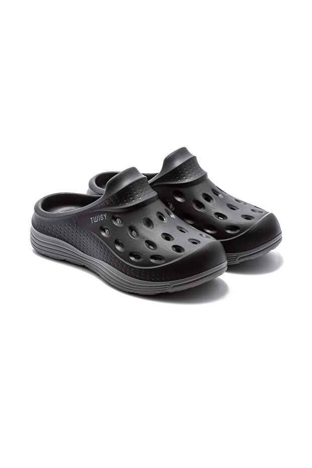 Manual Men's Slippers Black-Grey 41/45
