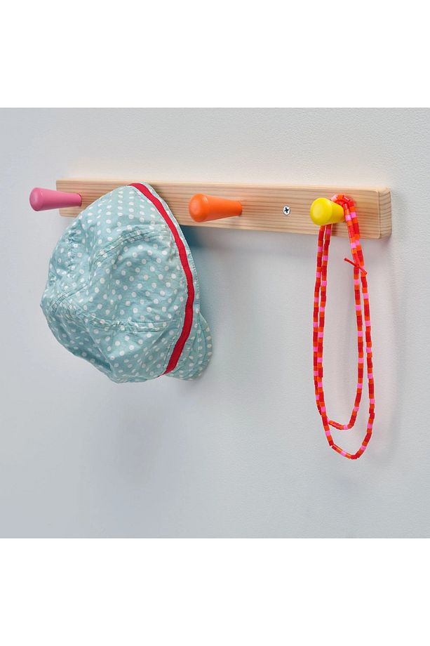 QUİCK Duvar Askısı 47 cm Masif çam ağacı - 1