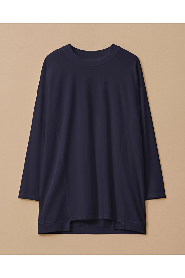 Yuvarlak Yaka Basic Tunik - 6