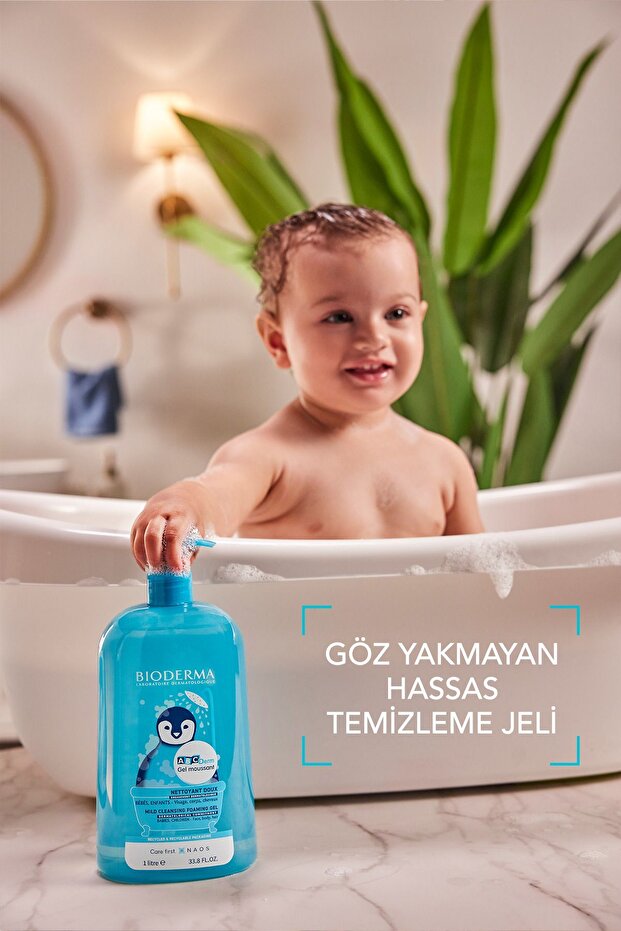 ABCDerm Bebek ve Çocuk Yüz, Saç, Vücut Şampuanı Normal ve Kuru Ciltler, Dermatolojik Tuzsuz - 3
