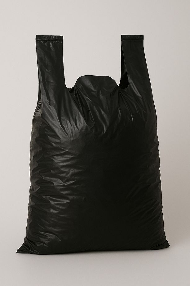 1 Kilogram 40X70 Cm Siyah Kulplu Atlet Poşet Battal Boy ( Market Manav Bakkal Poşeti ) - 2