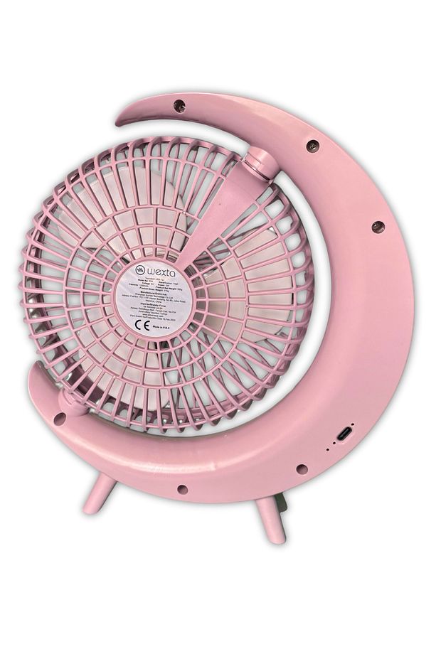 S24 Taşınabilir Masaüstü Pembe Usb Fan - 4