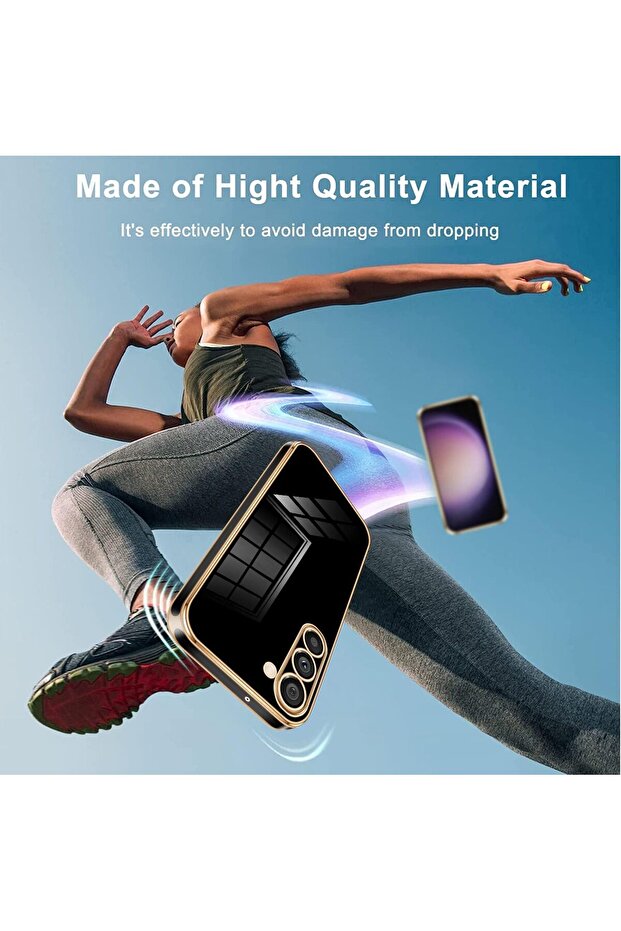 Smartphone Case Compatible with Samsung Galaxy S23 Plus 5G 2023 [Support Wireless Charging] - 5