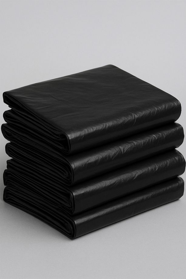 1 Kilogram 40X70 Cm Siyah Kulplu Atlet Poşet Battal Boy ( Market Manav Bakkal Poşeti ) - 4