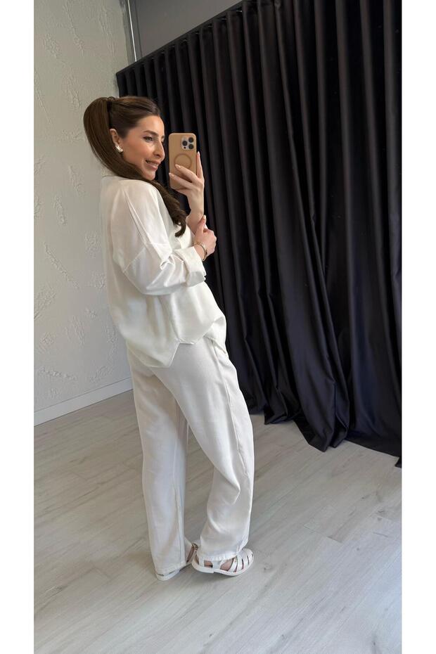 Tensl Relax Suit Ecru - 3