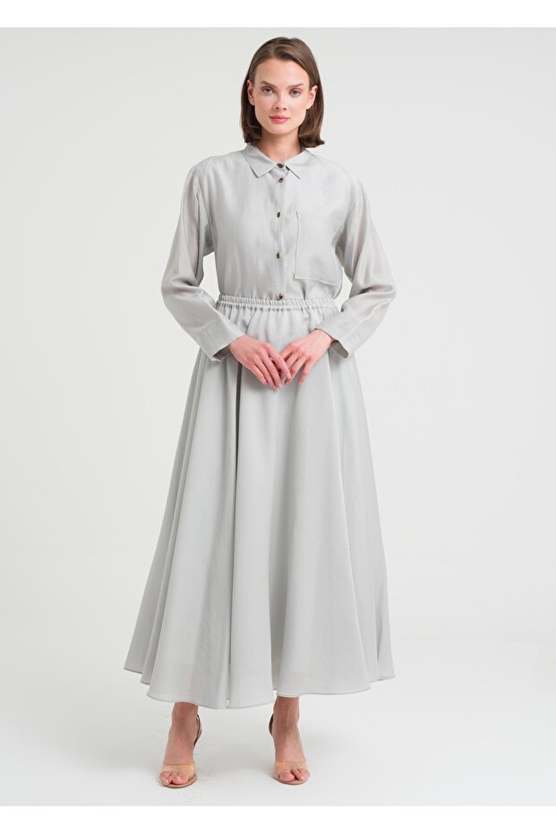 Beli Lastikli Etek - 4