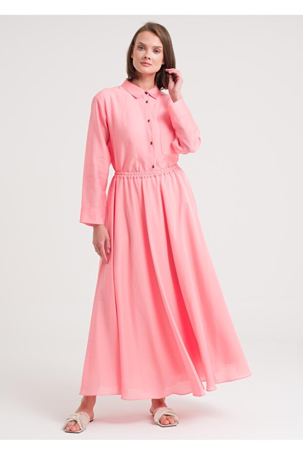 Beli Lastikli Etek - 5