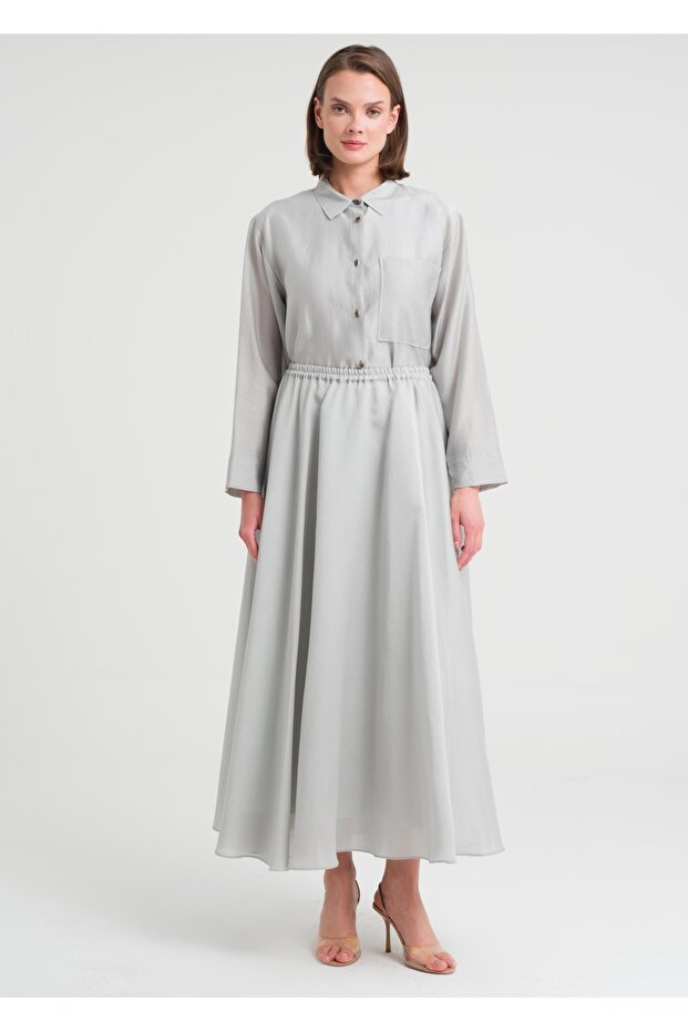 Beli Lastikli Etek - 3