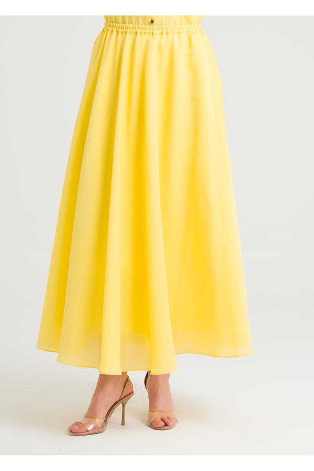 Beli Lastikli Etek - 7