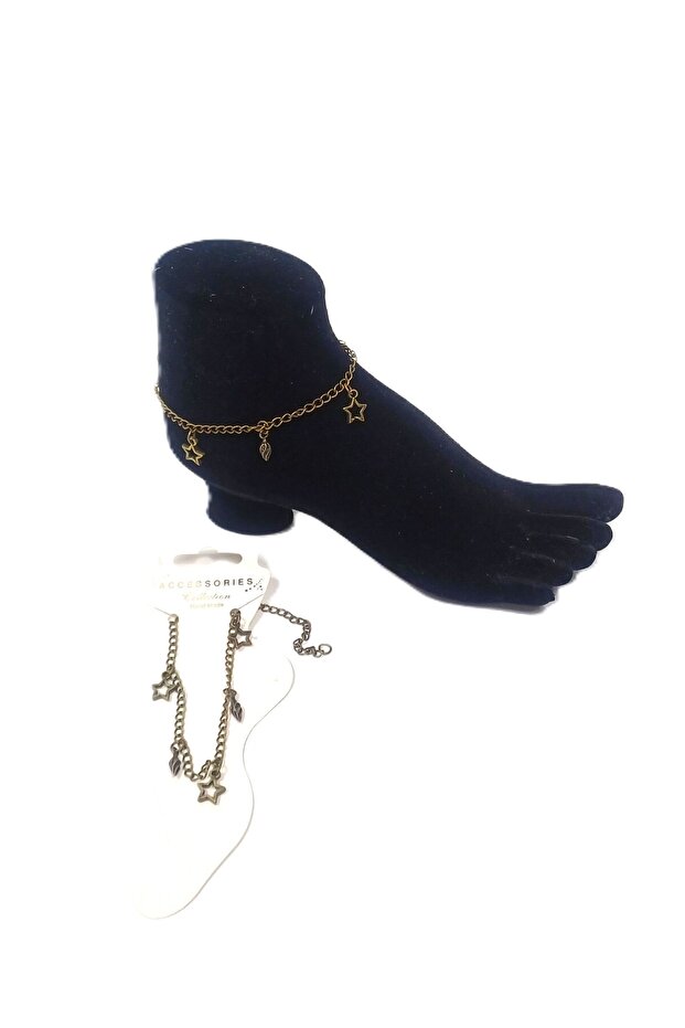 Star Figured Hanging Anklet - 2