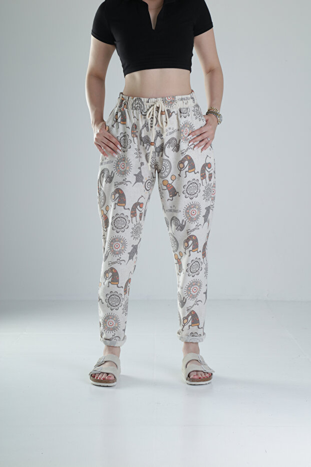 بنطال باجيت منقوش - 1