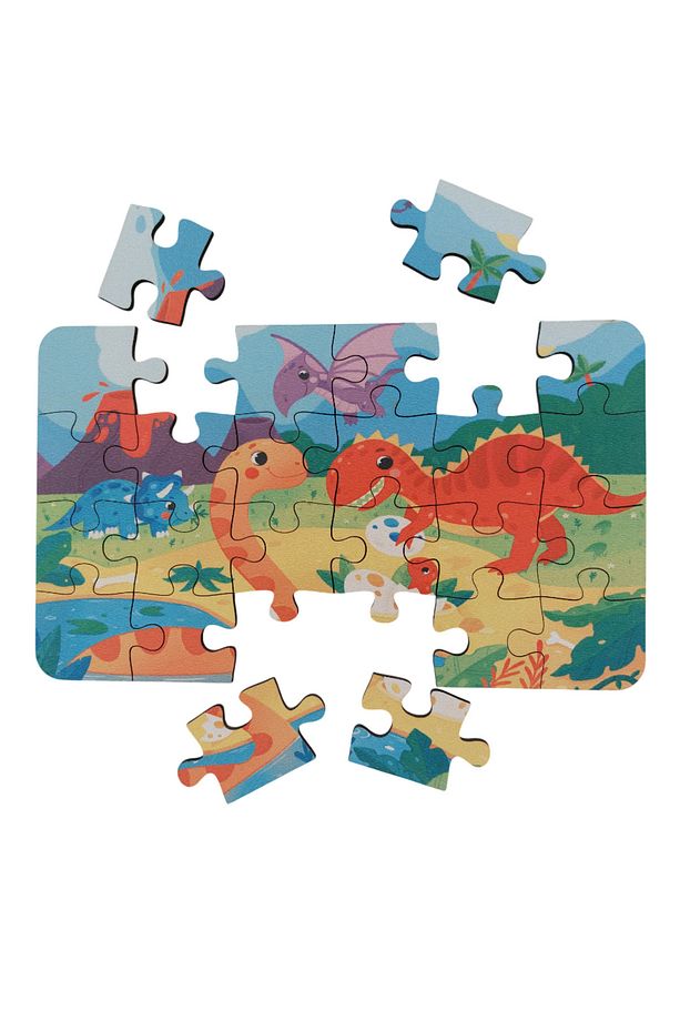 Dinosaurs - Dinozorlar / Small Puzzle 3-7 Yaş 24 Parça - 2