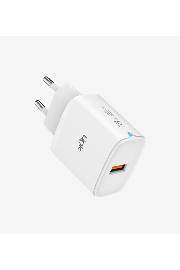Link-tech 18 W Beyaz Şarj Adaptörü Ve 2.4 A Usb-a Type-c Micro Hızlı Şarj Seti - 2