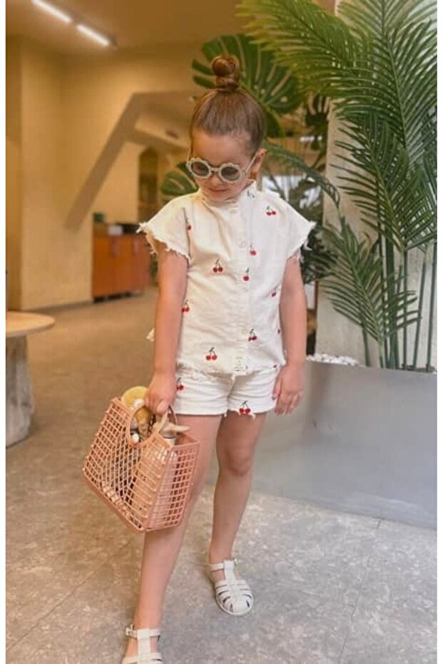 CHERRY POP Cherry Vezena Set za devojčice - 6