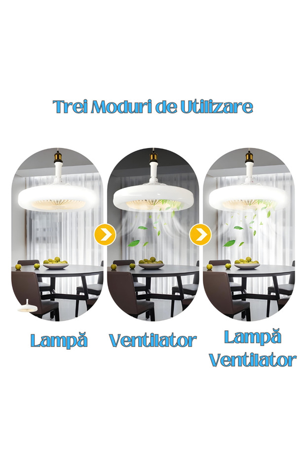 ® Ceiling Light with Integrated Fan and Aromatherapy, Remote Control Operation - 5